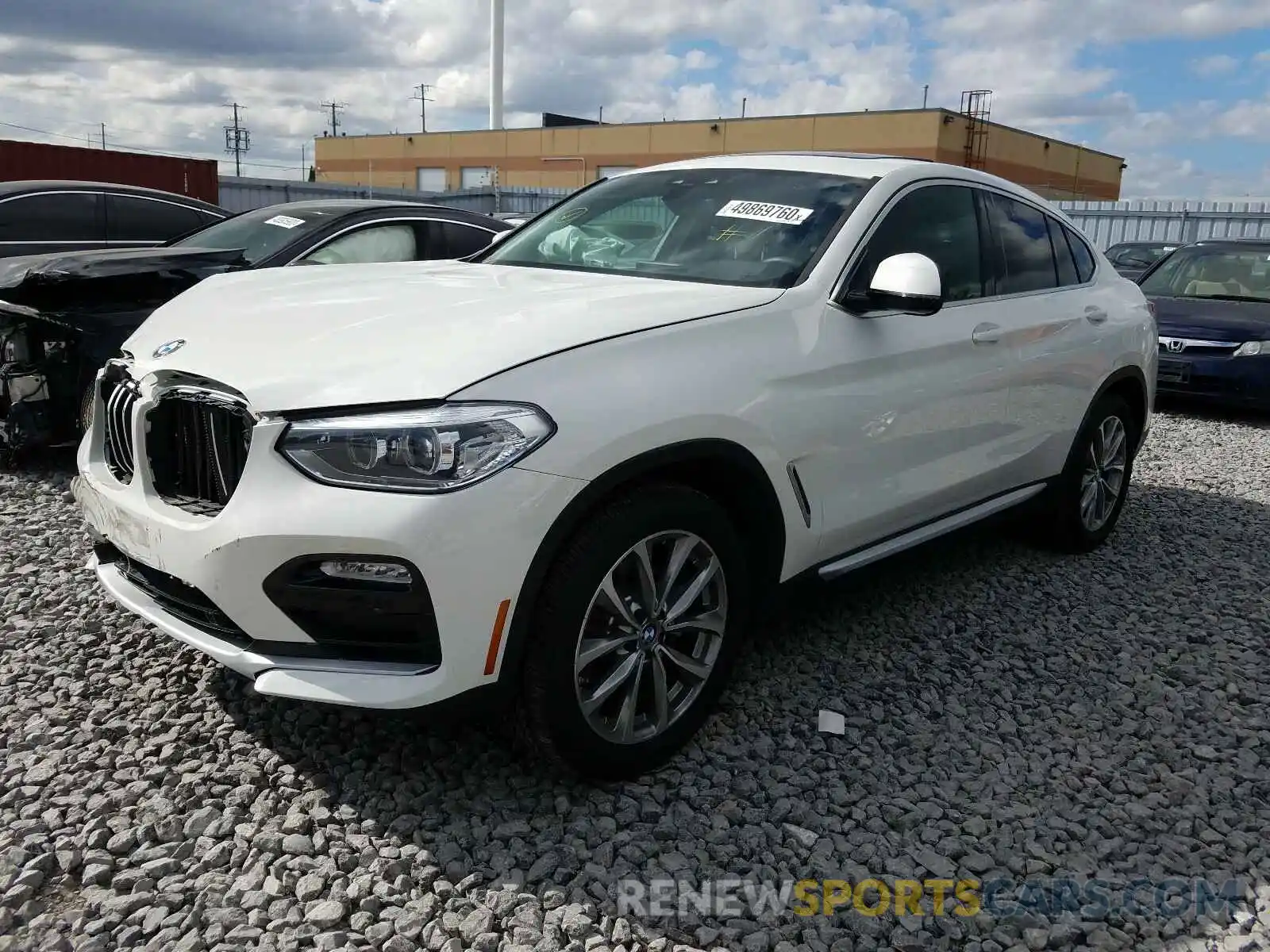 2 Photograph of a damaged car 5UXUJ3C57KLG57629 BMW X4 2019