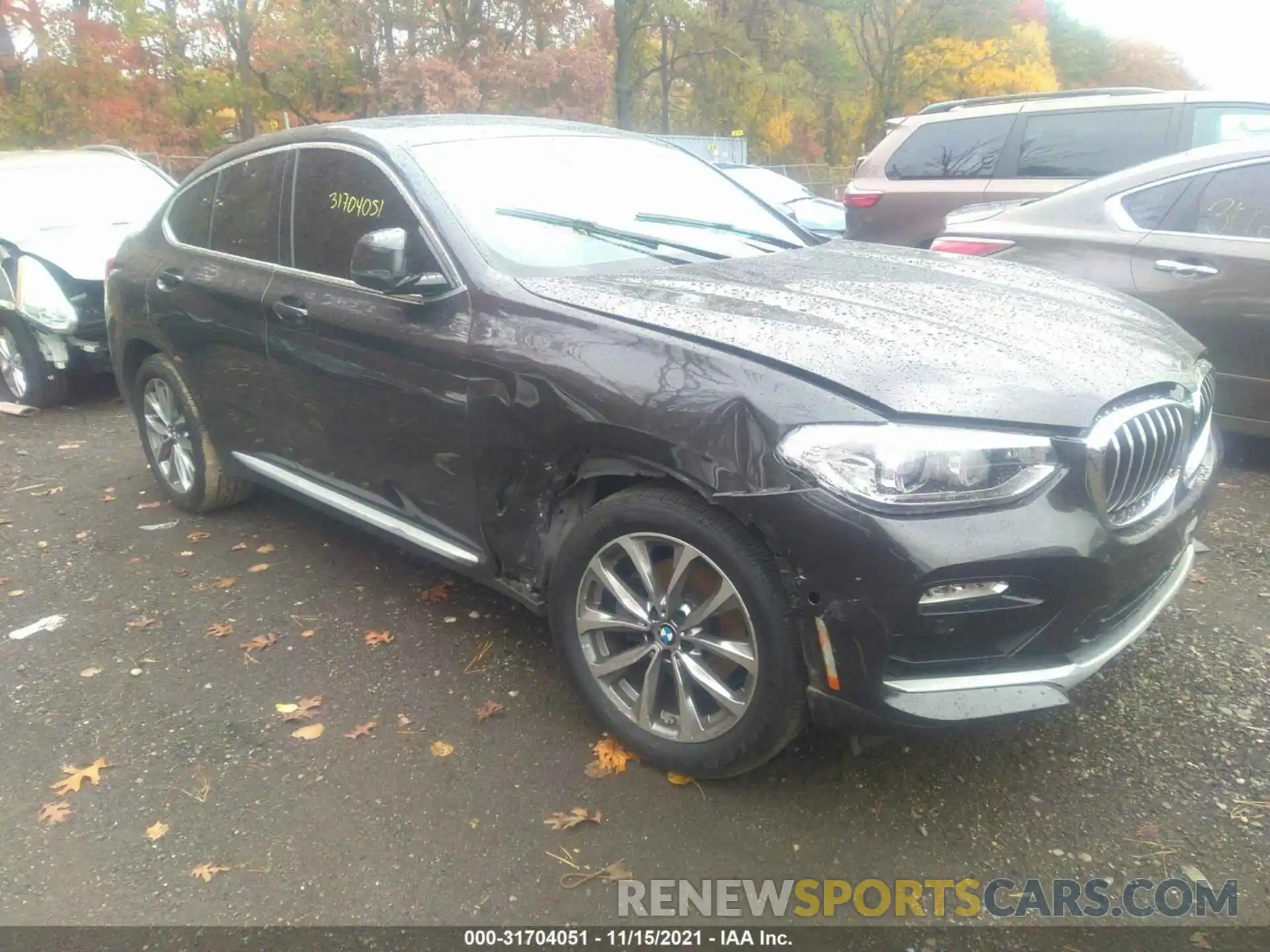 1 Photograph of a damaged car 5UXUJ3C58KLA58481 BMW X4 2019