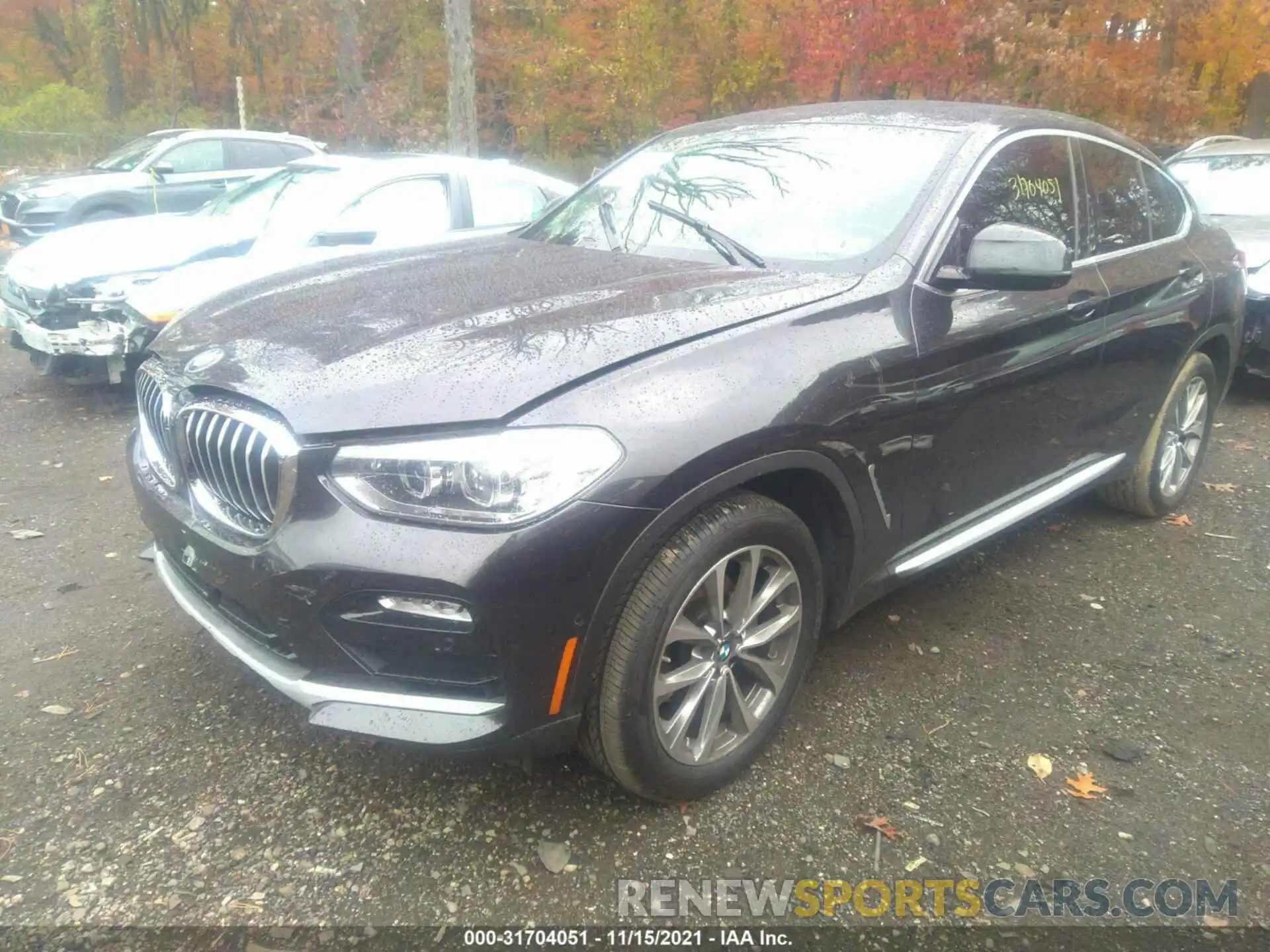 2 Photograph of a damaged car 5UXUJ3C58KLA58481 BMW X4 2019