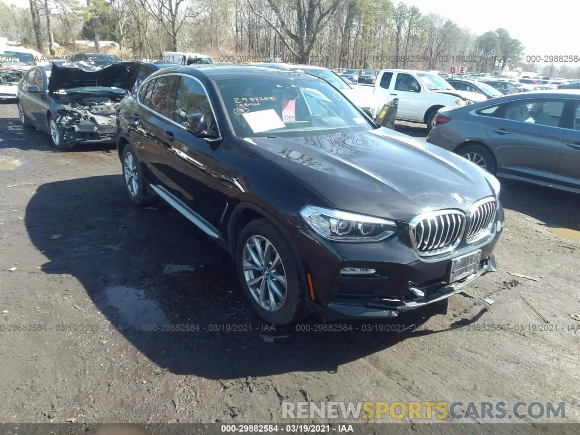 1 Photograph of a damaged car 5UXUJ3C58KLG53797 BMW X4 2019