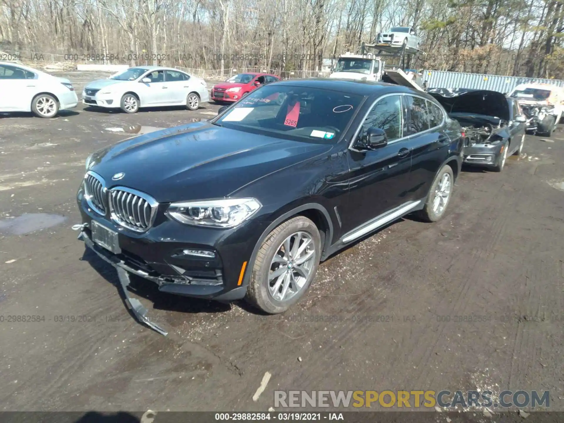 2 Photograph of a damaged car 5UXUJ3C58KLG53797 BMW X4 2019