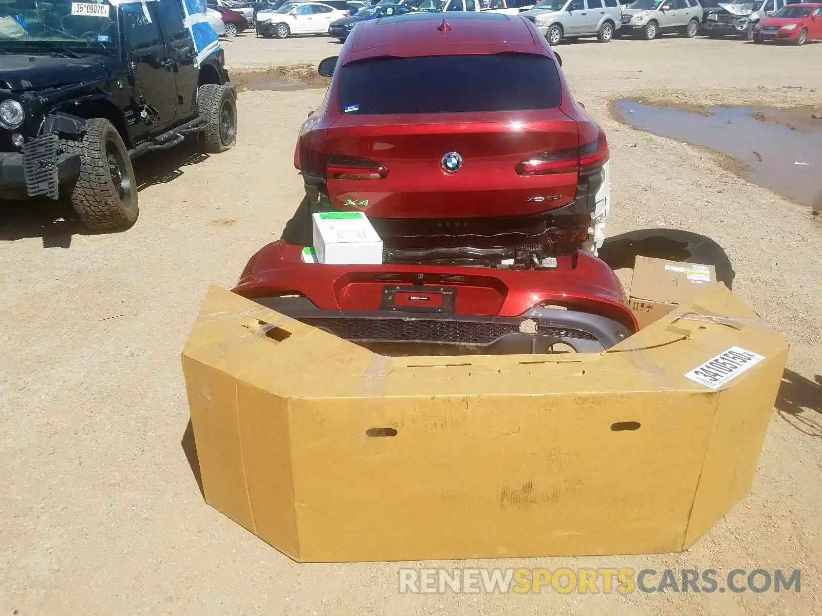 9 Photograph of a damaged car 5UXUJ3C58KLG56716 BMW X4 2019