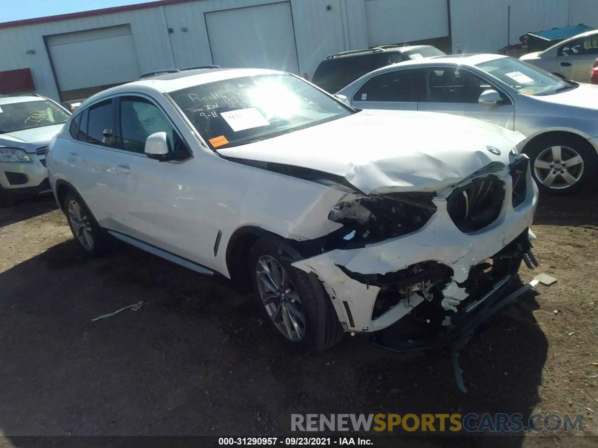 1 Photograph of a damaged car 5UXUJ3C58KLG57252 BMW X4 2019