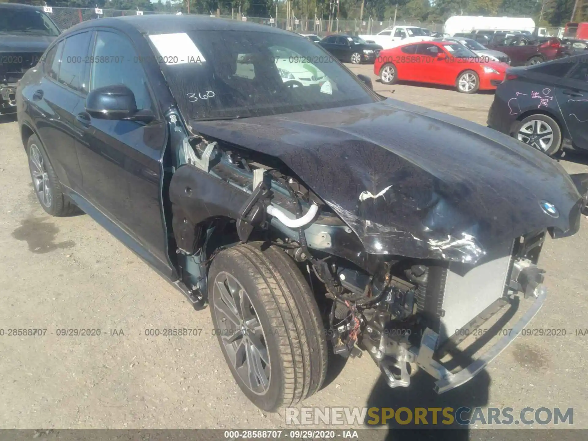 1 Photograph of a damaged car 5UXUJ3C59KLG54568 BMW X4 2019