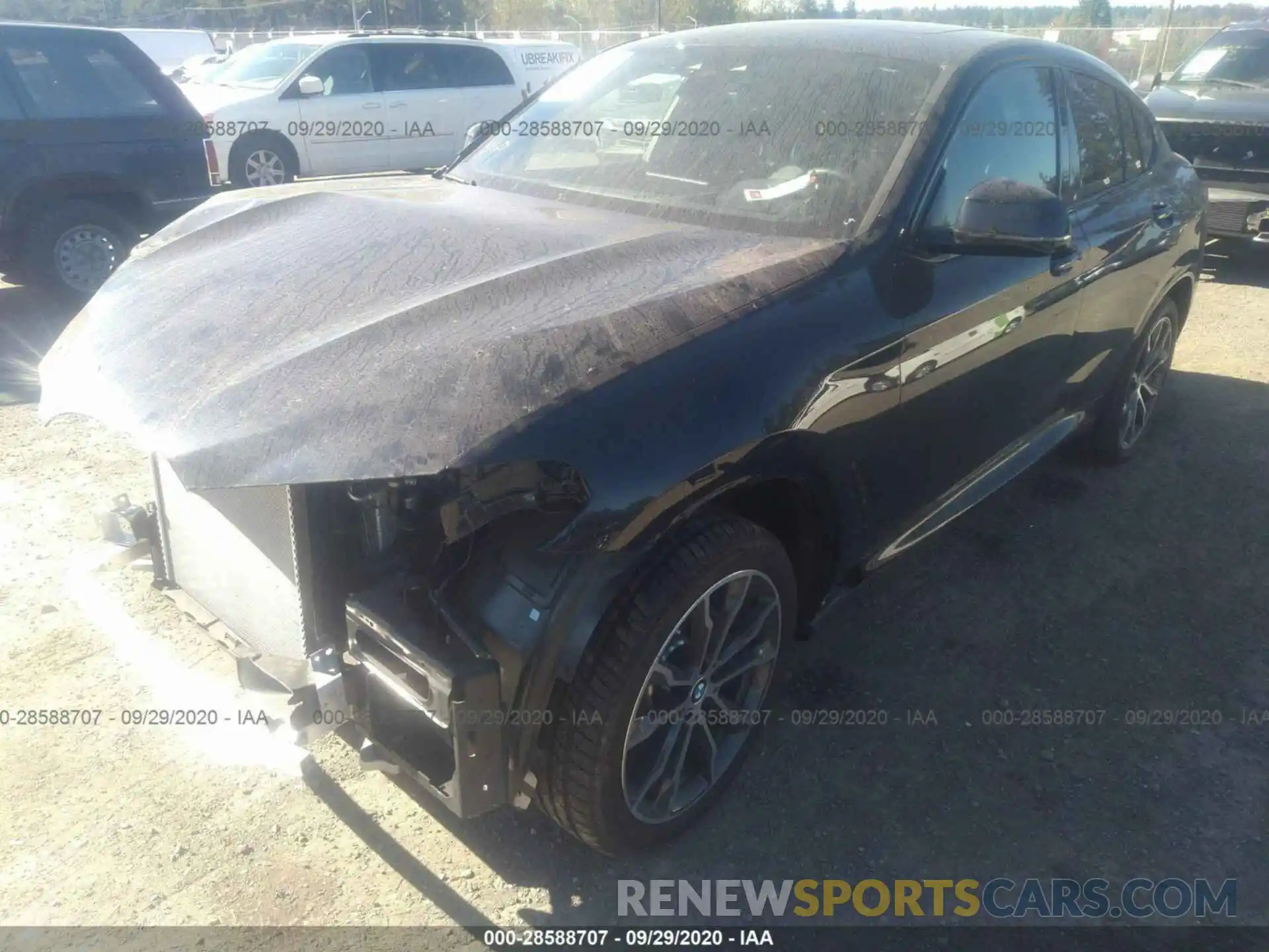 2 Photograph of a damaged car 5UXUJ3C59KLG54568 BMW X4 2019