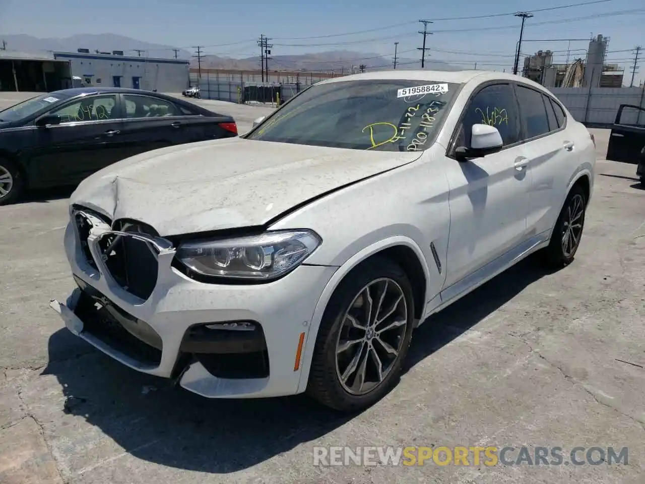 2 Photograph of a damaged car 5UXUJ3C5XKLA58370 BMW X4 2019