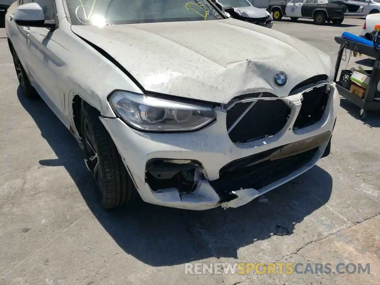 9 Photograph of a damaged car 5UXUJ3C5XKLA58370 BMW X4 2019