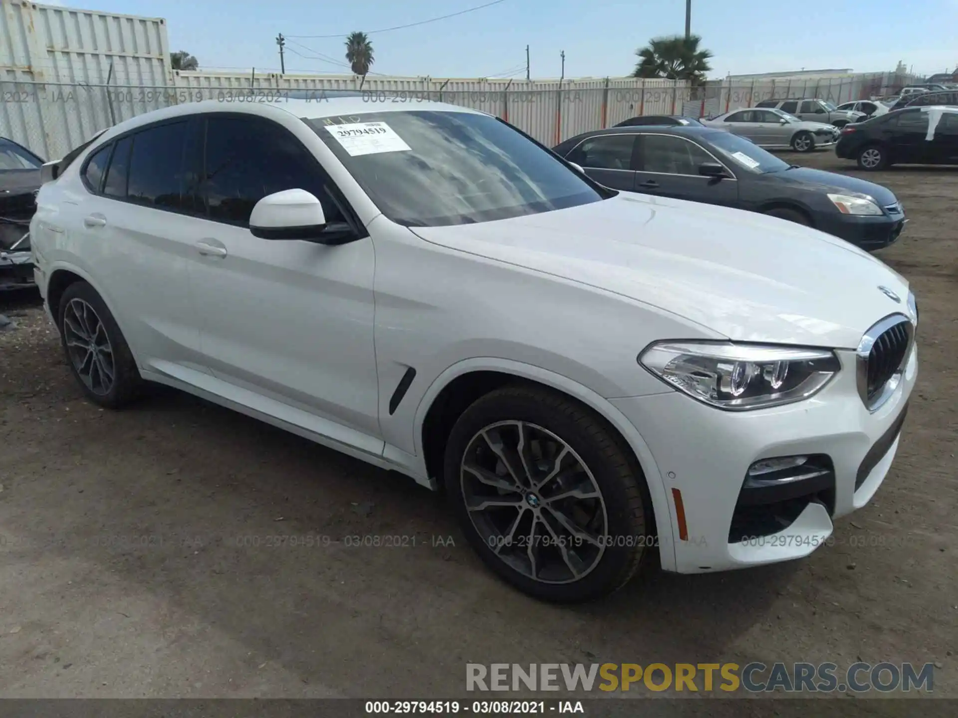 1 Photograph of a damaged car 5UXUJ3C5XKLA58630 BMW X4 2019