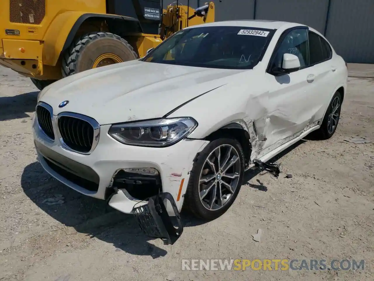 2 Photograph of a damaged car 5UXUJ3C5XKLG53347 BMW X4 2019