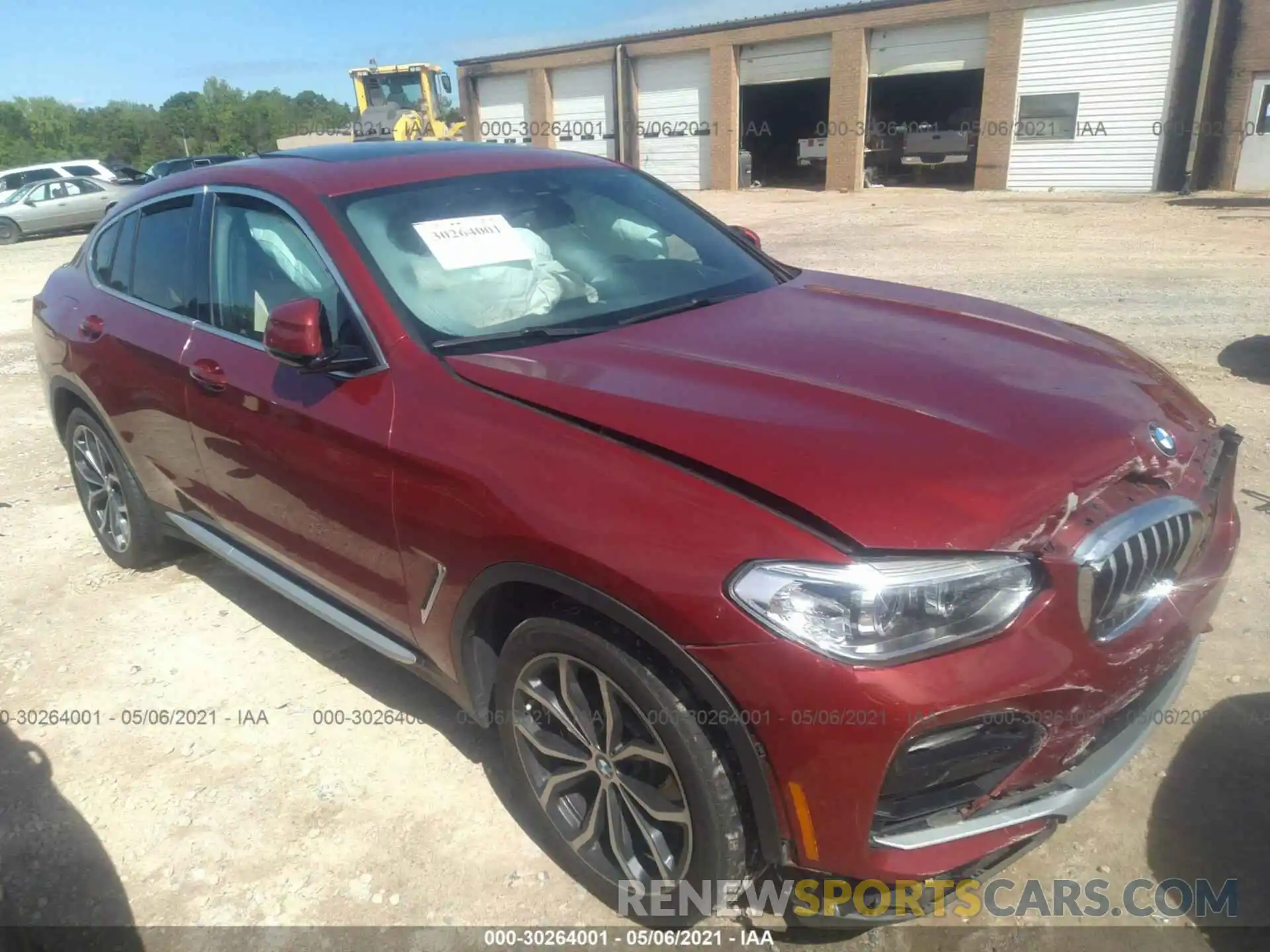 1 Photograph of a damaged car 5UXUJ3C5XKLG56183 BMW X4 2019