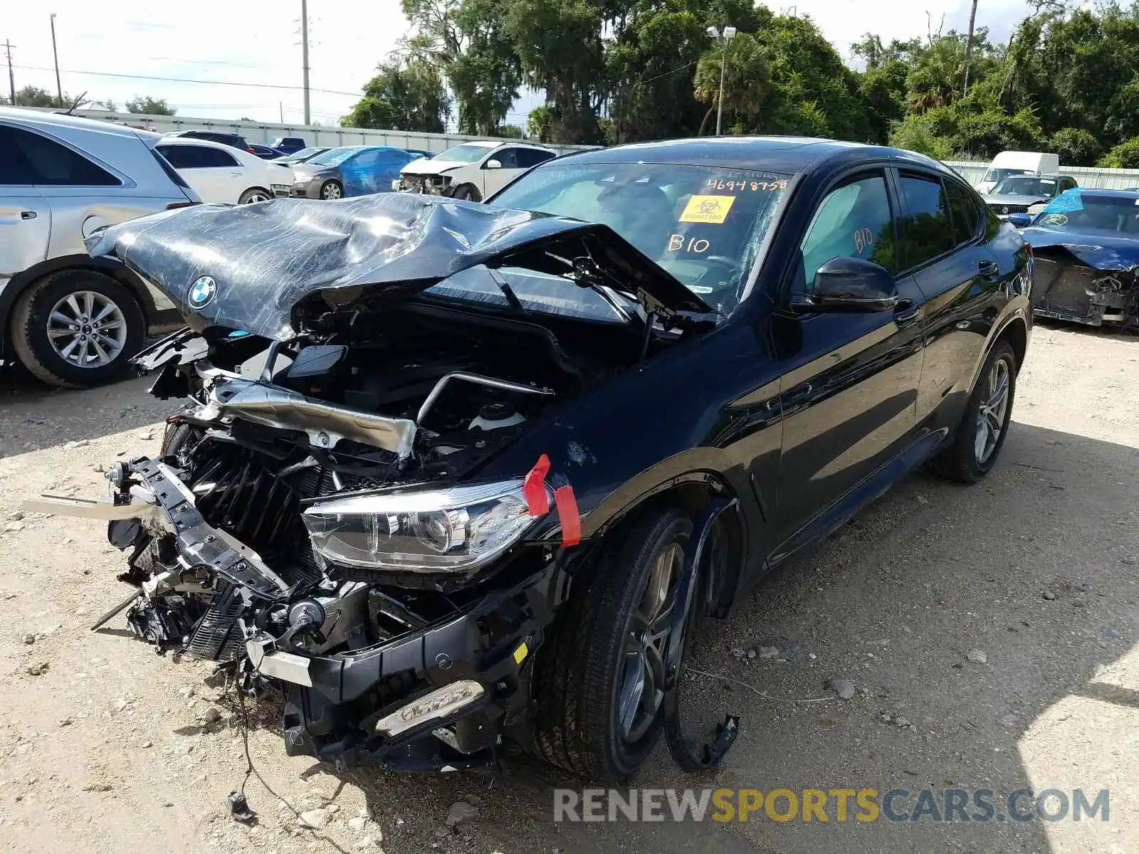 2 Photograph of a damaged car 5UXUJ3C5XKLG56734 BMW X4 2019