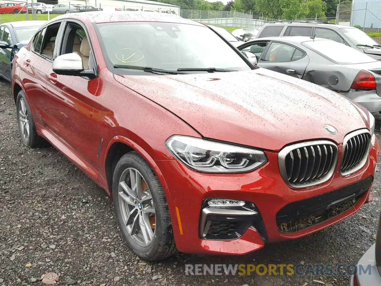 1 Photograph of a damaged car 5UXUJ5C50KLA93396 BMW X4 2019