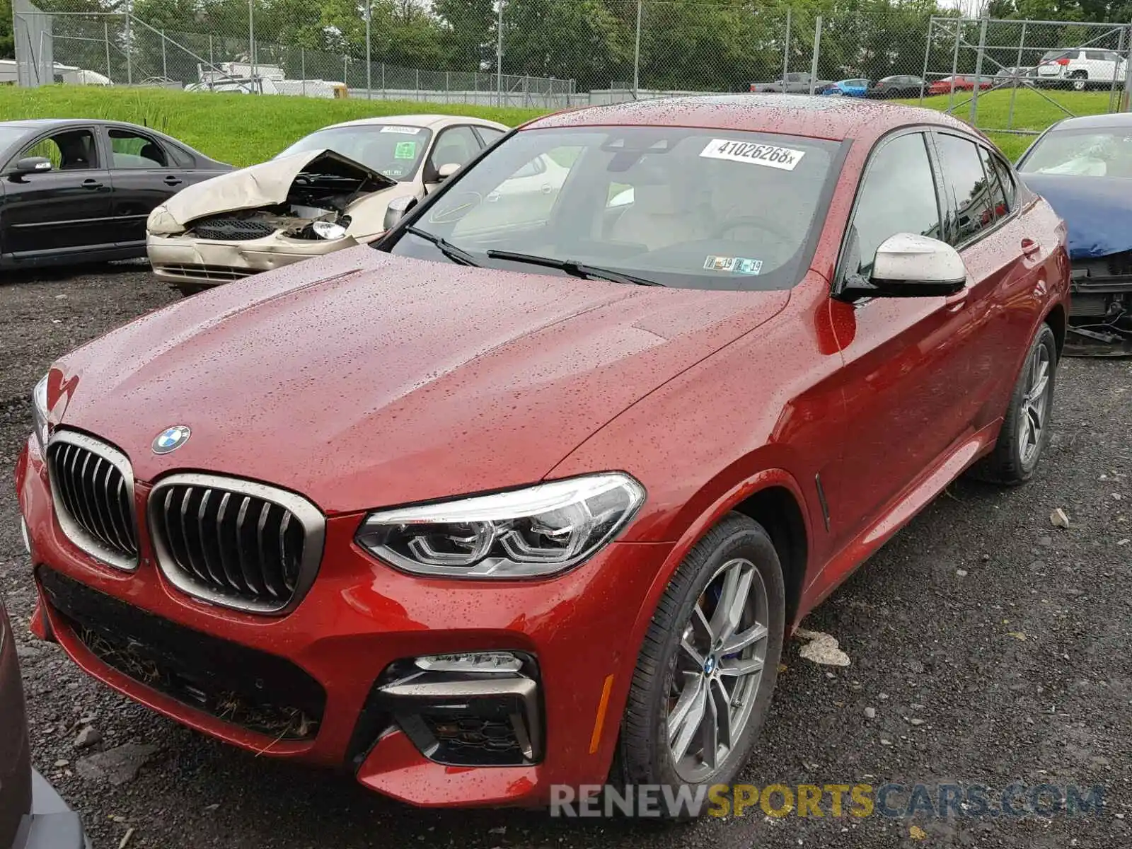 2 Photograph of a damaged car 5UXUJ5C50KLA93396 BMW X4 2019