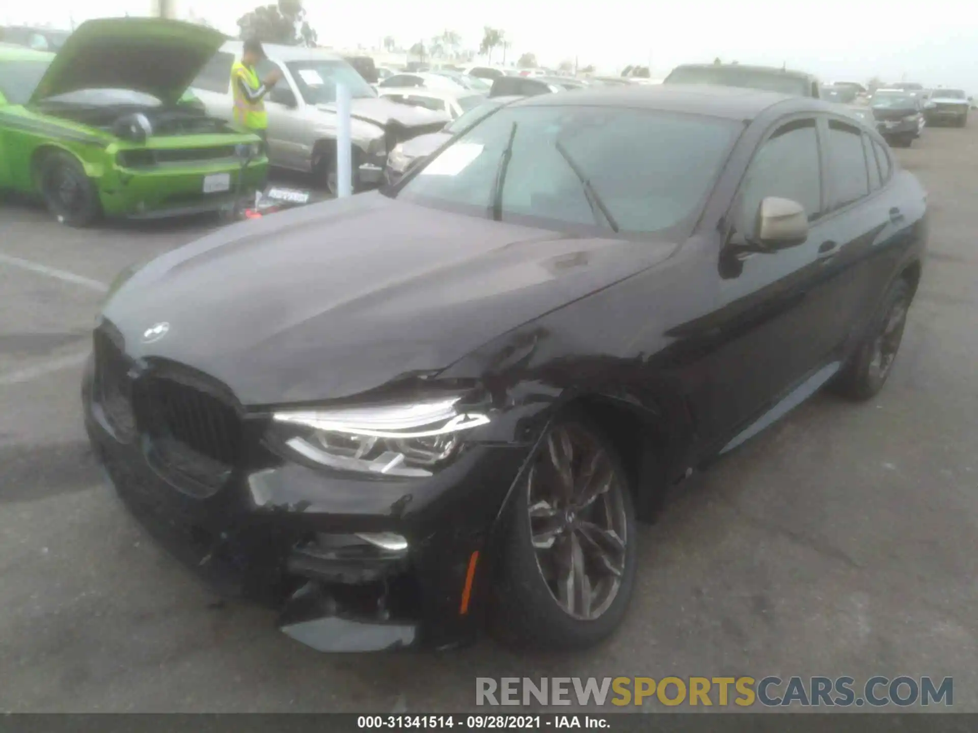 2 Photograph of a damaged car 5UXUJ5C50KLJ62973 BMW X4 2019