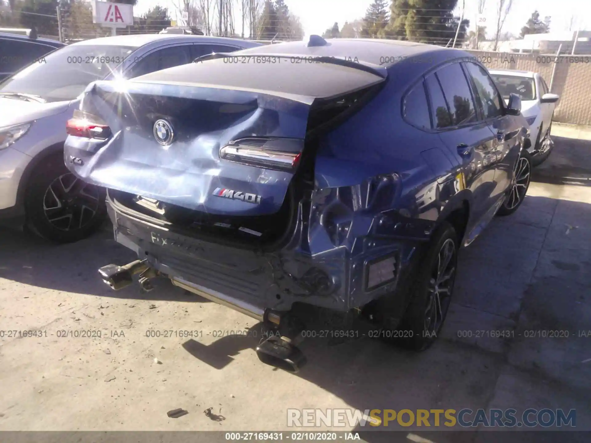 4 Фотография поврежденного автомобиля 5UXUJ5C50KLJ63377 BMW X4 2019
