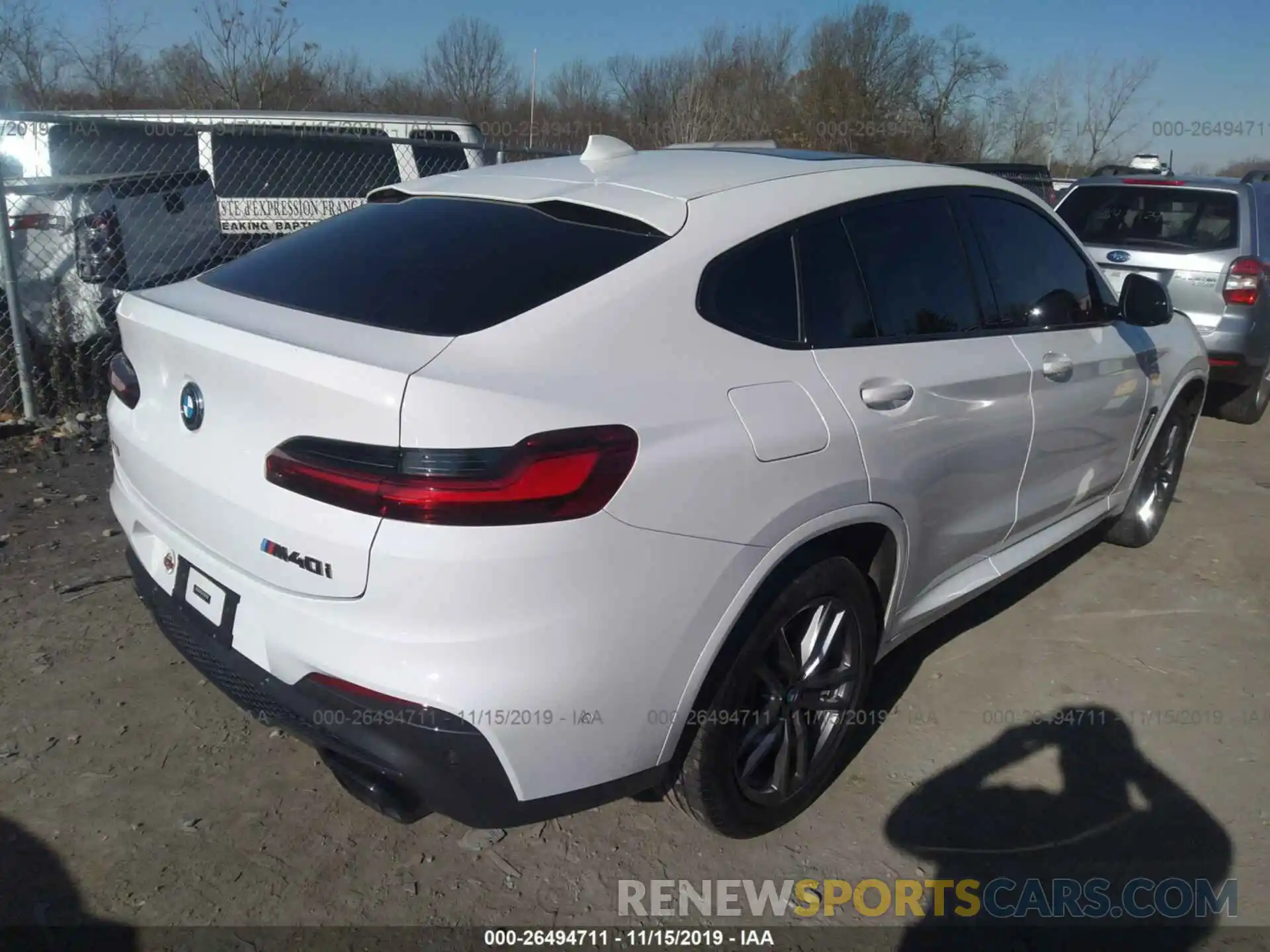 4 Photograph of a damaged car 5UXUJ5C51KLJ62433 BMW X4 2019