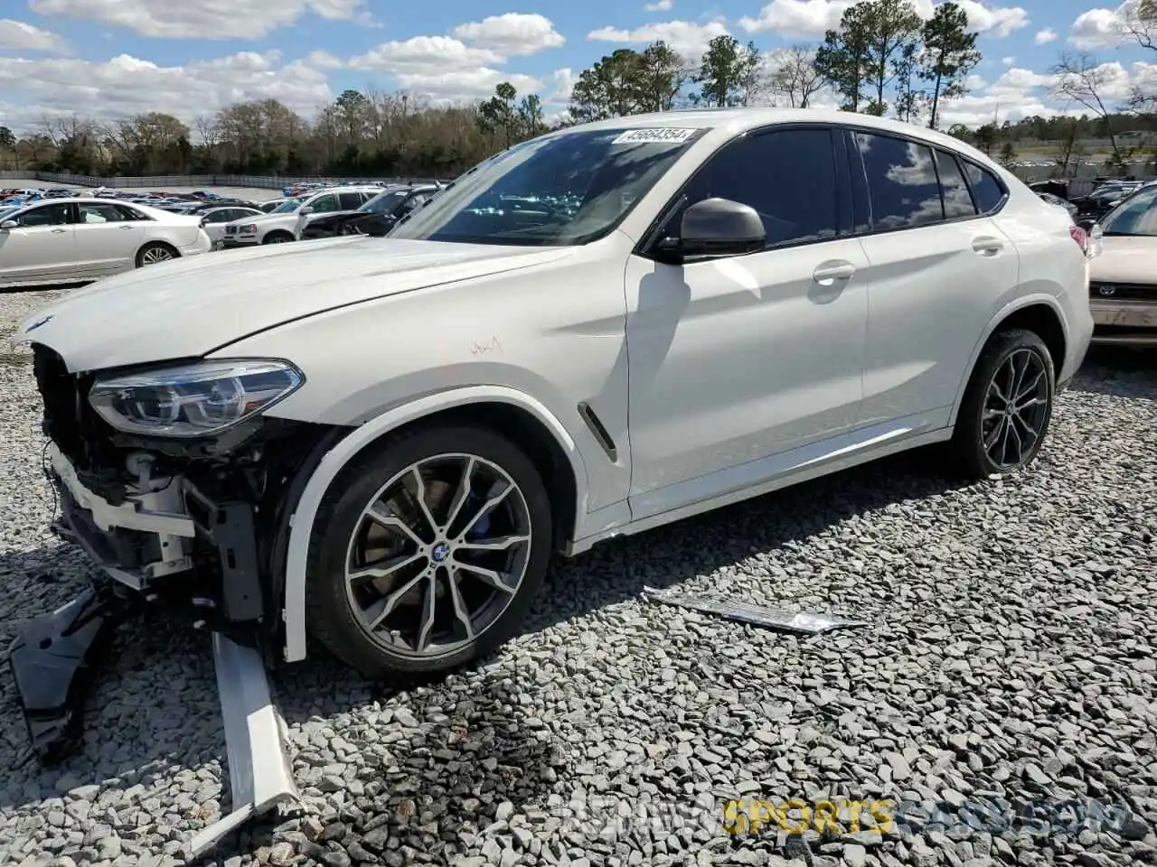 1 Photograph of a damaged car 5UXUJ5C52KLJ63557 BMW X4 2019