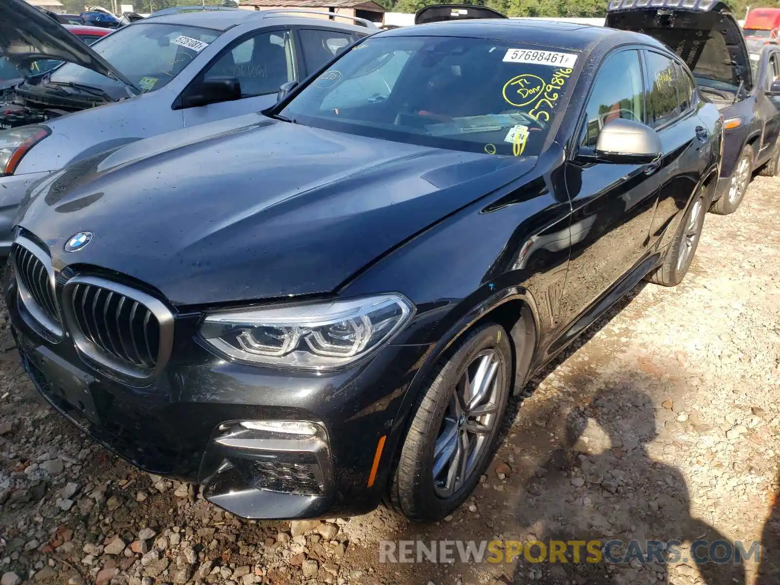 2 Photograph of a damaged car 5UXUJ5C52KLJ64045 BMW X4 2019