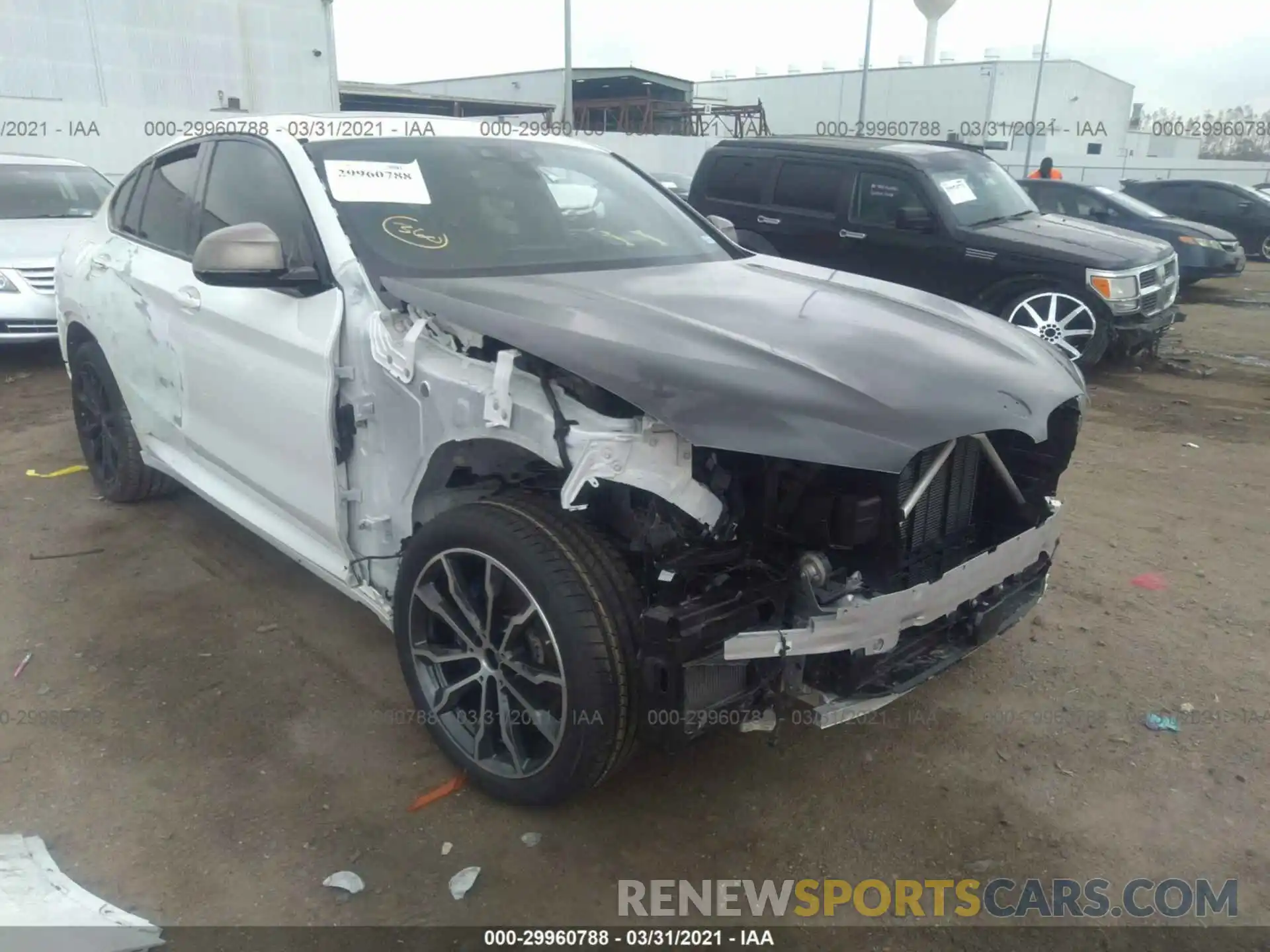 1 Photograph of a damaged car 5UXUJ5C52KLJ64093 BMW X4 2019