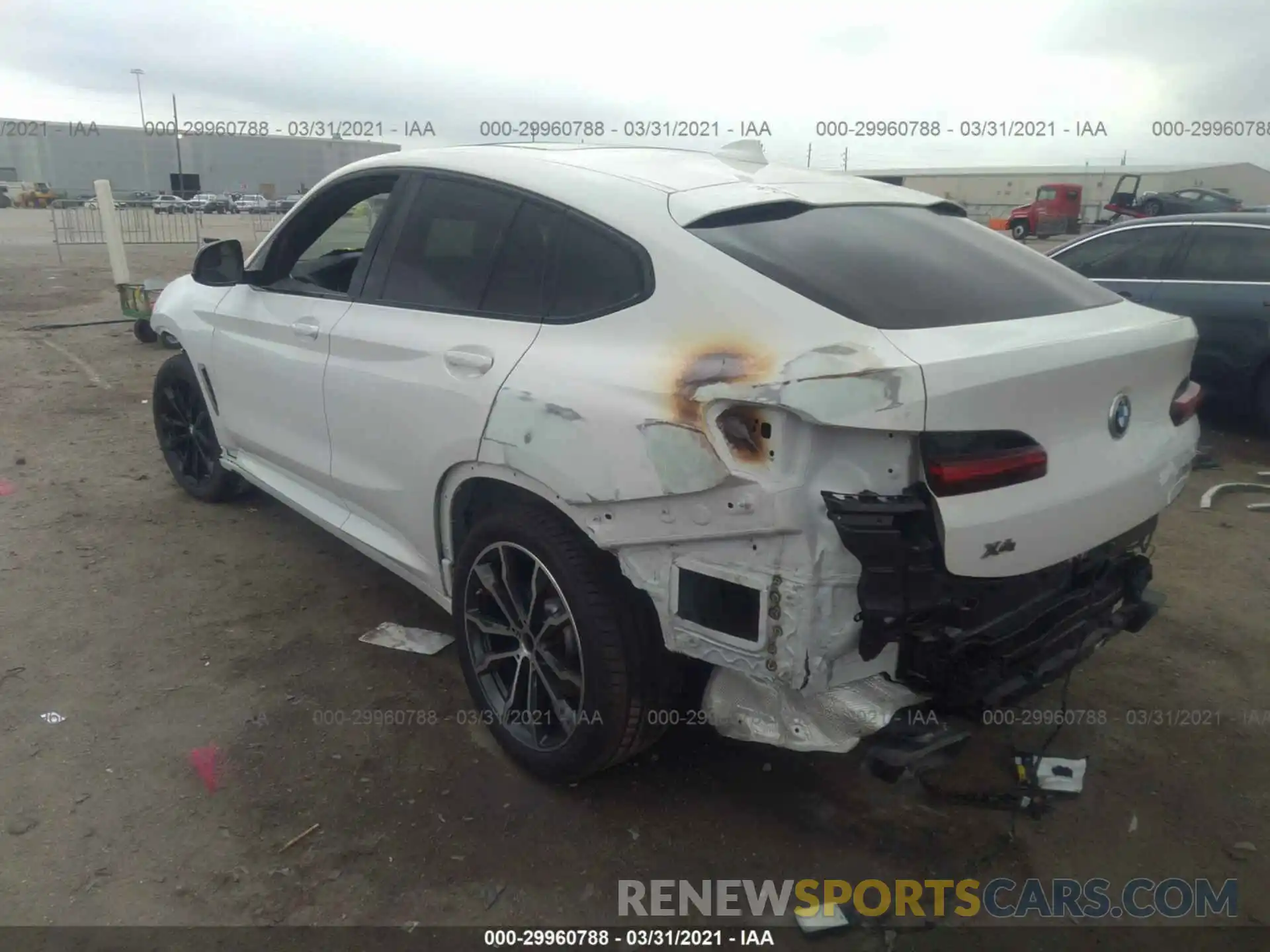 3 Photograph of a damaged car 5UXUJ5C52KLJ64093 BMW X4 2019