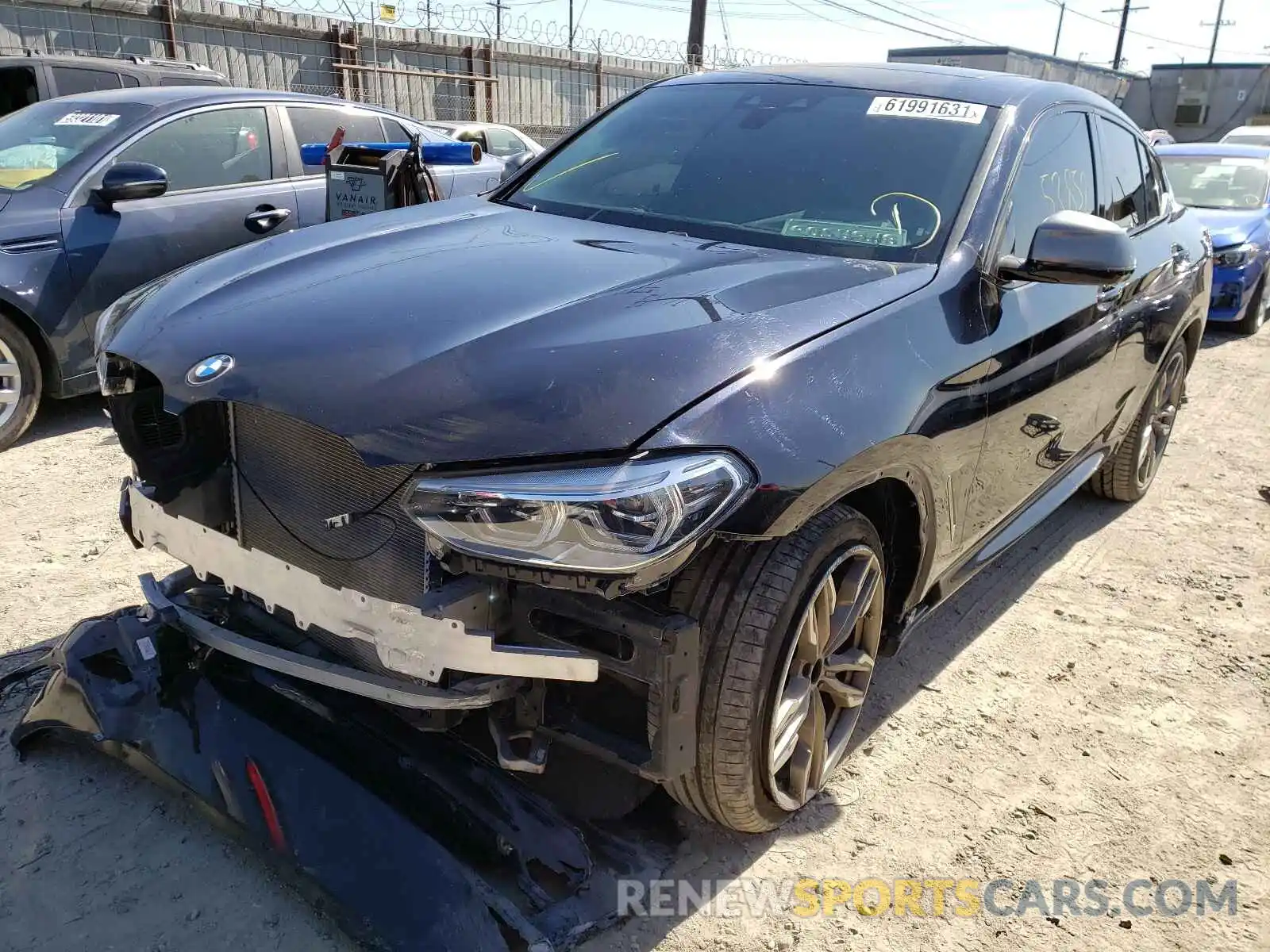 2 Фотография поврежденного автомобиля 5UXUJ5C54KLJ62443 BMW X4 2019