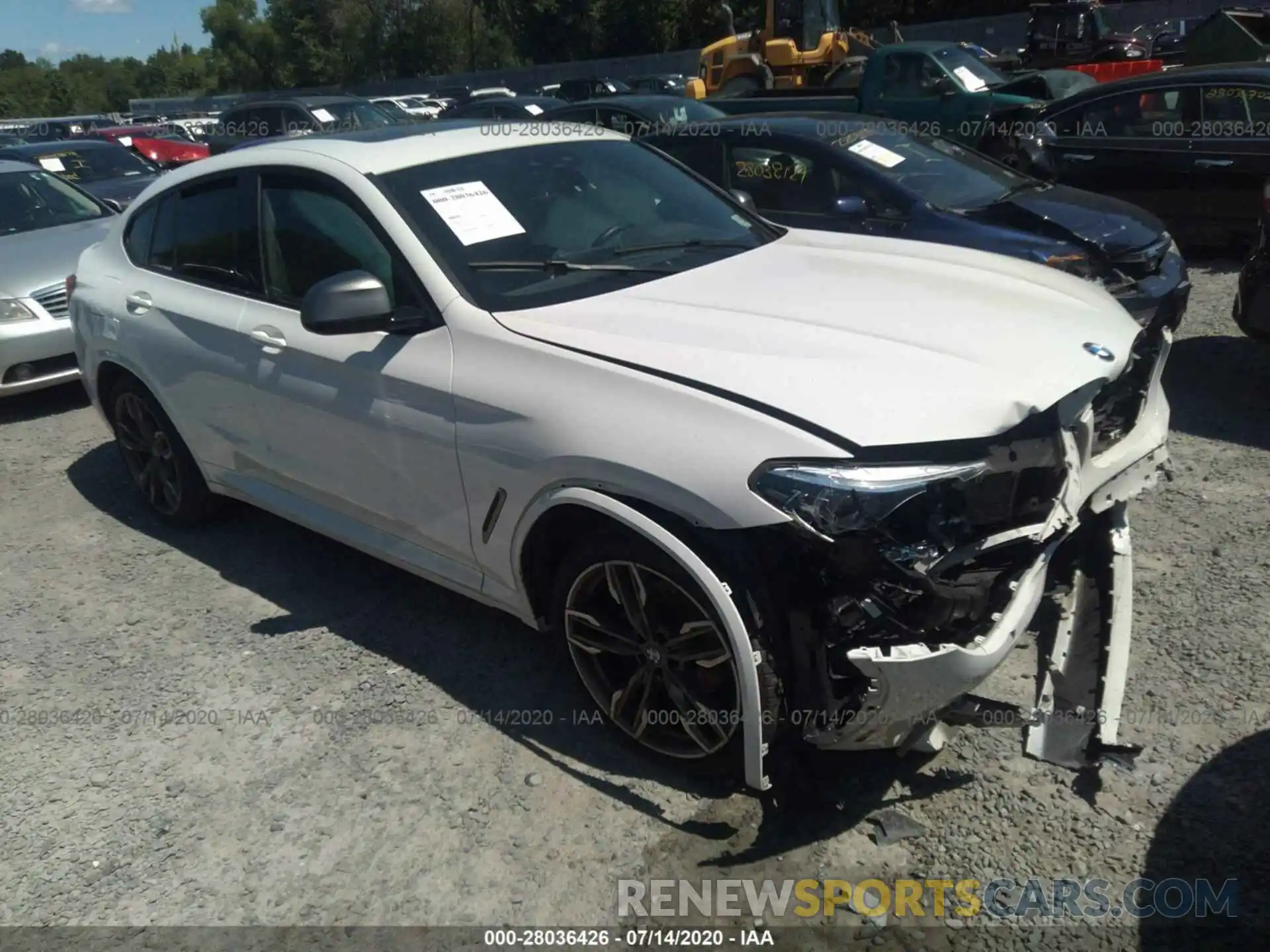 1 Фотография поврежденного автомобиля 5UXUJ5C55KLA93362 BMW X4 2019