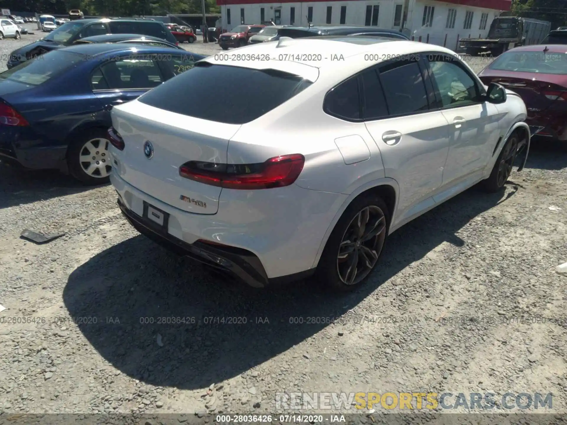 4 Photograph of a damaged car 5UXUJ5C55KLA93362 BMW X4 2019