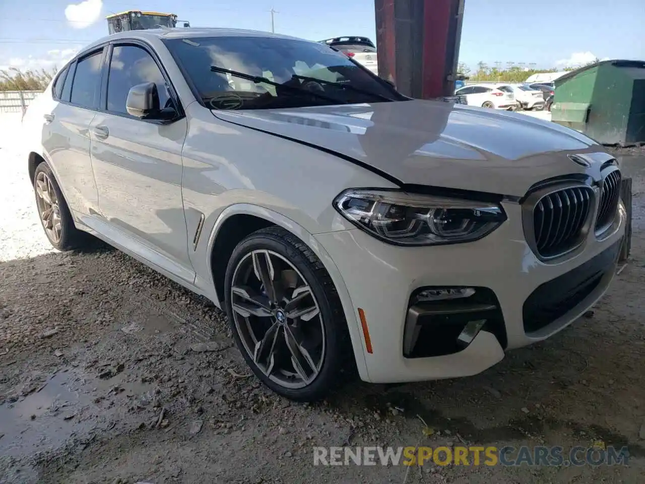 1 Photograph of a damaged car 5UXUJ5C55KLJ64055 BMW X4 2019