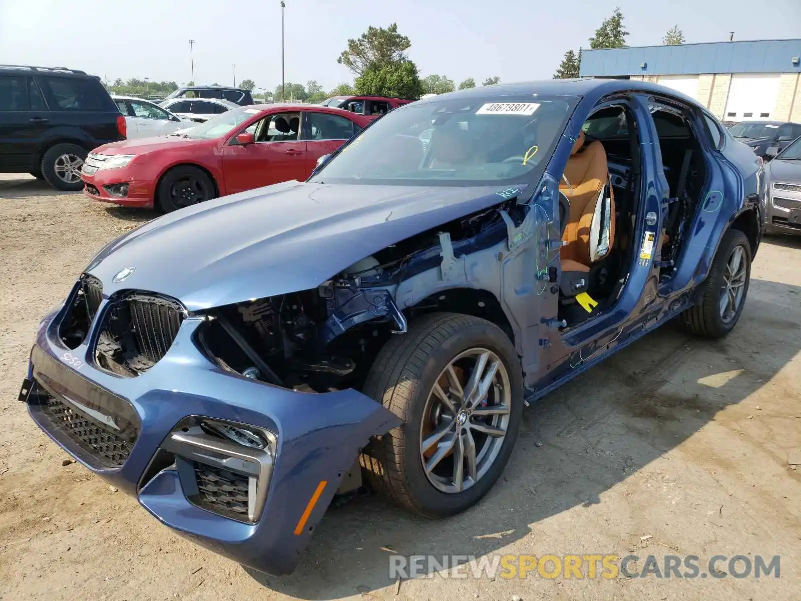 2 Photograph of a damaged car 5UXUJ5C55KLJ64119 BMW X4 2019