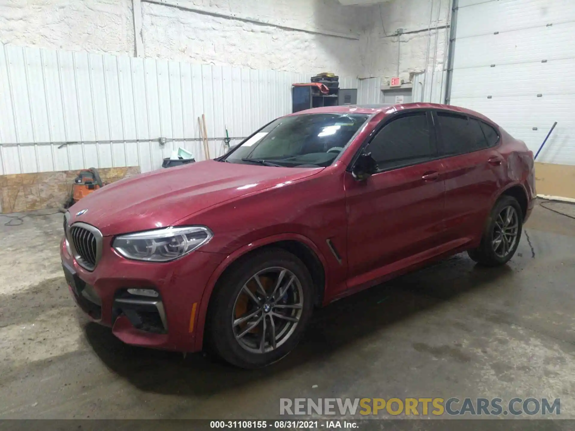 2 Photograph of a damaged car 5UXUJ5C56KLJ62704 BMW X4 2019