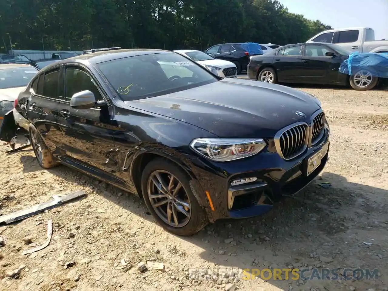 1 Photograph of a damaged car 5UXUJ5C56KLJ64310 BMW X4 2019