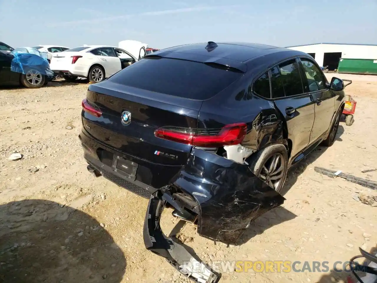 4 Photograph of a damaged car 5UXUJ5C56KLJ64310 BMW X4 2019