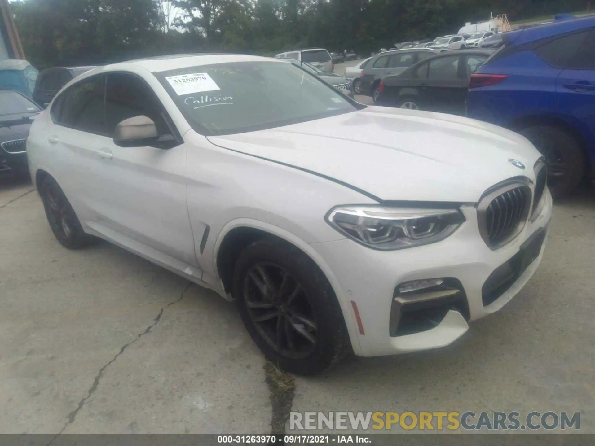 1 Photograph of a damaged car 5UXUJ5C56KLJ64324 BMW X4 2019