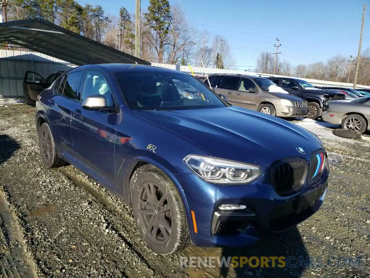 1 Photograph of a damaged car 5UXUJ5C58K9A33007 BMW X4 2019