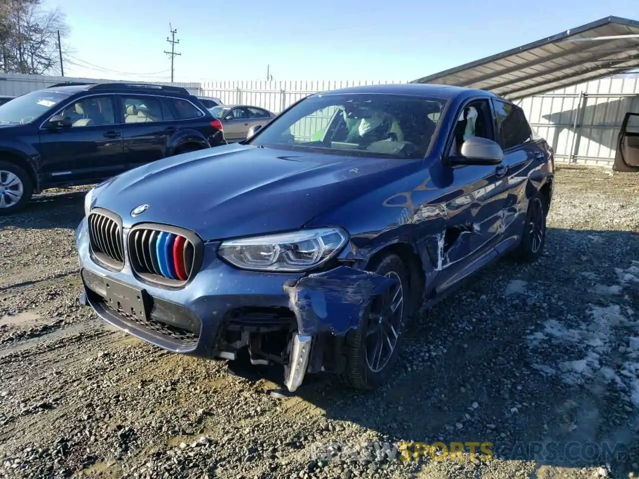 2 Photograph of a damaged car 5UXUJ5C58K9A33007 BMW X4 2019