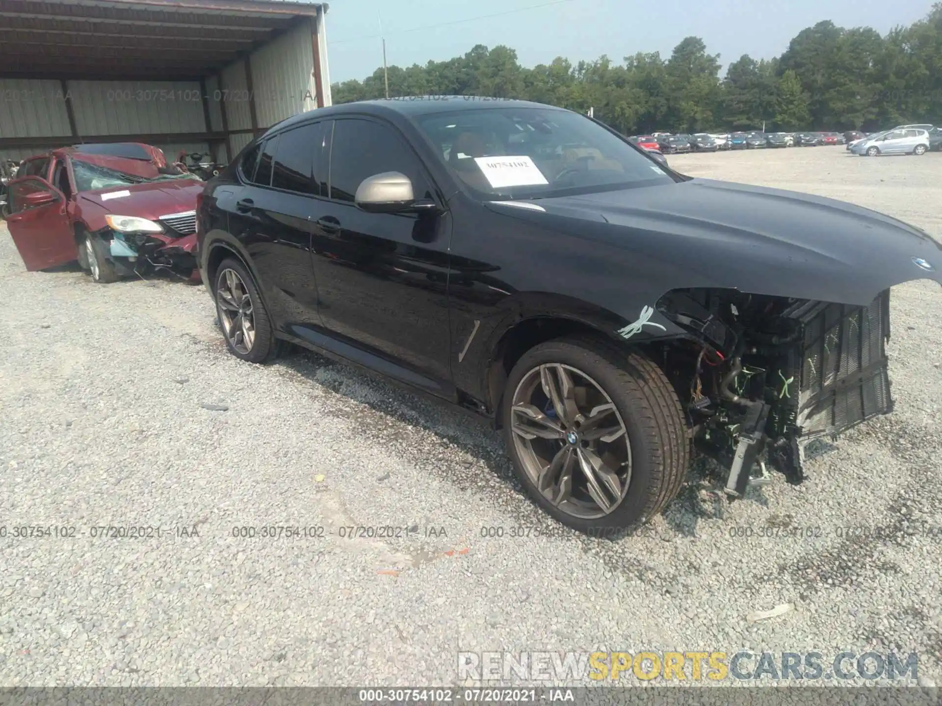 1 Photograph of a damaged car 5UXUJ5C58K9A33024 BMW X4 2019