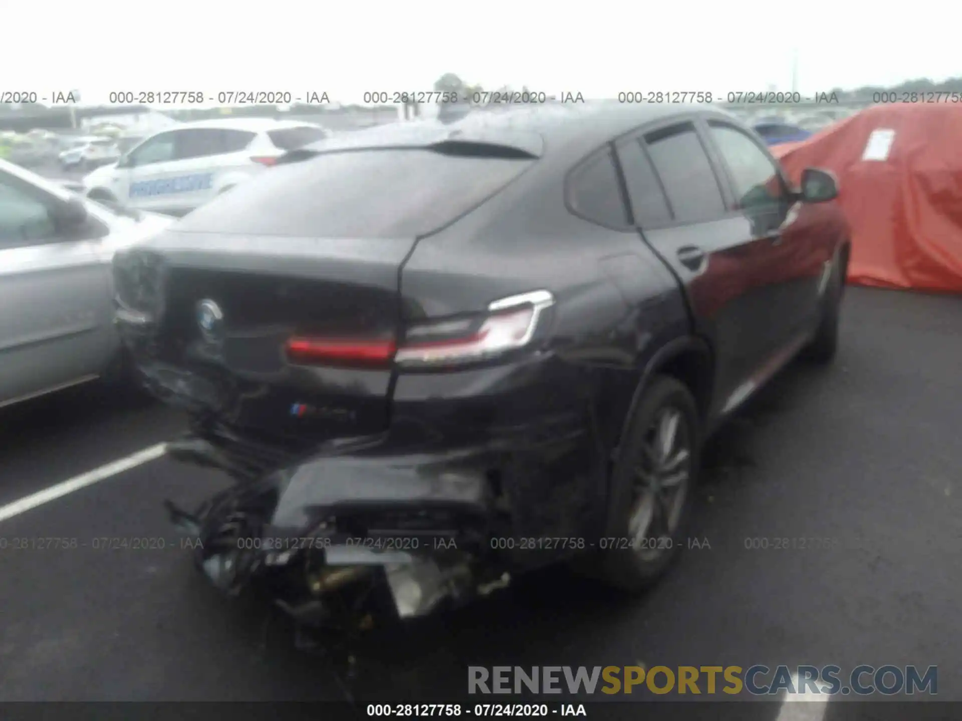 4 Photograph of a damaged car 5UXUJ5C59KLJ64110 BMW X4 2019