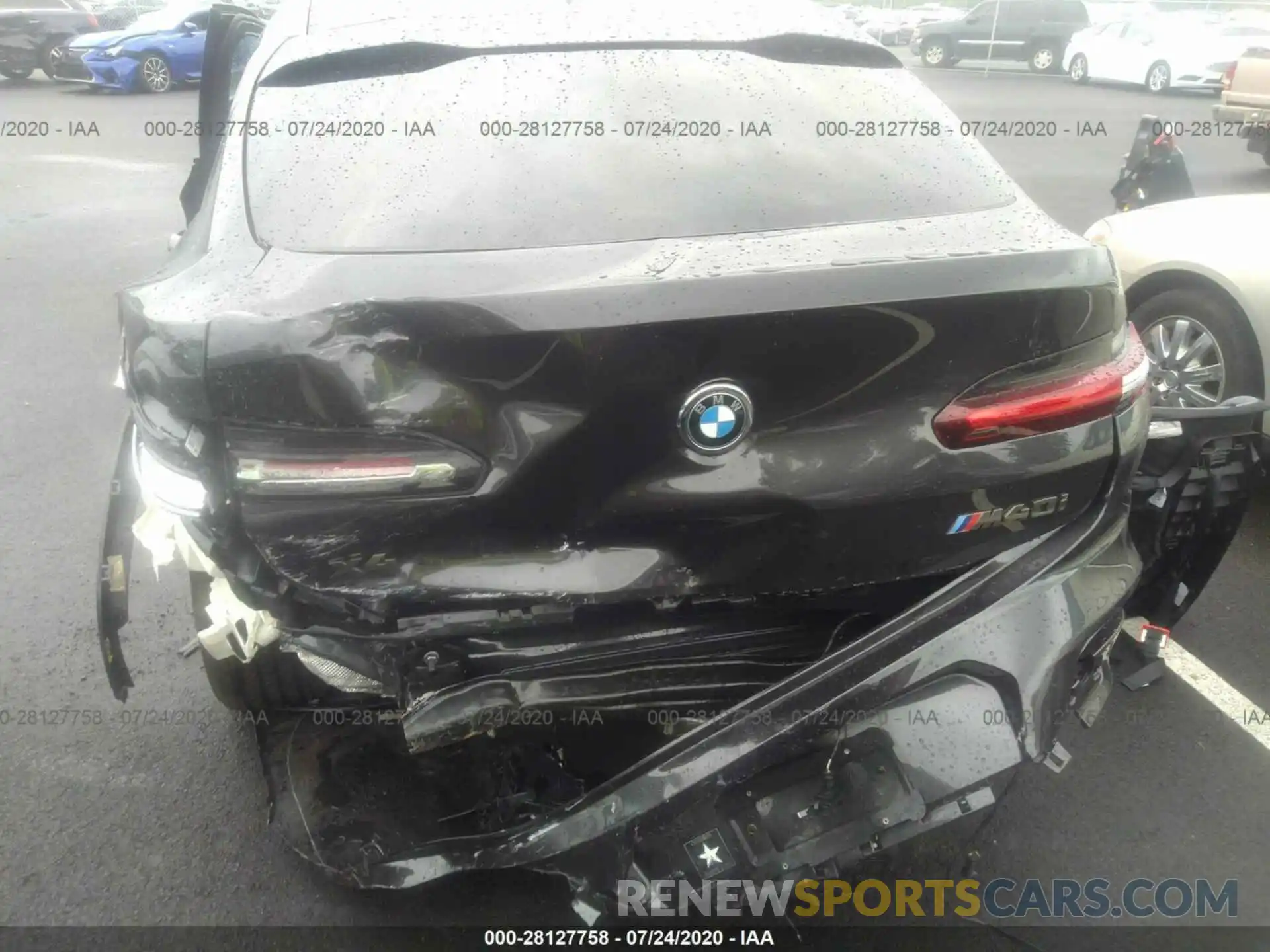 6 Photograph of a damaged car 5UXUJ5C59KLJ64110 BMW X4 2019