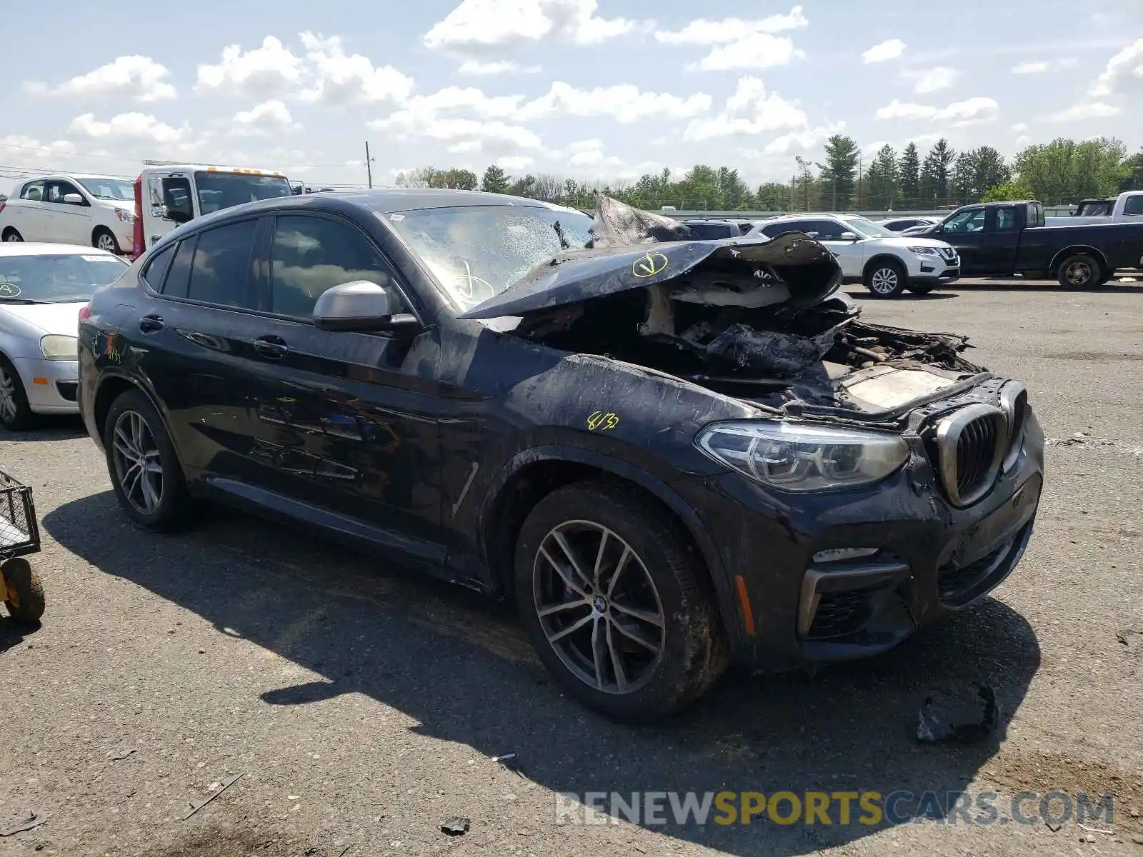 1 Photograph of a damaged car 5UXUJ5C5XKLA93440 BMW X4 2019