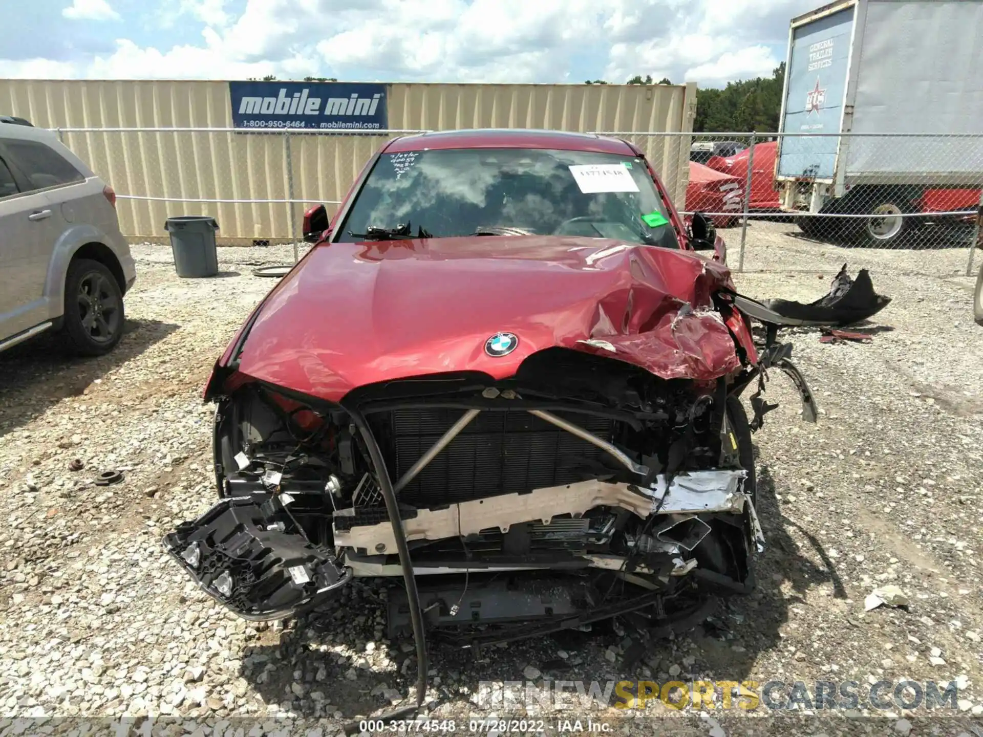 6 Photograph of a damaged car 5UX2V1C03LLE67638 BMW X4 2020