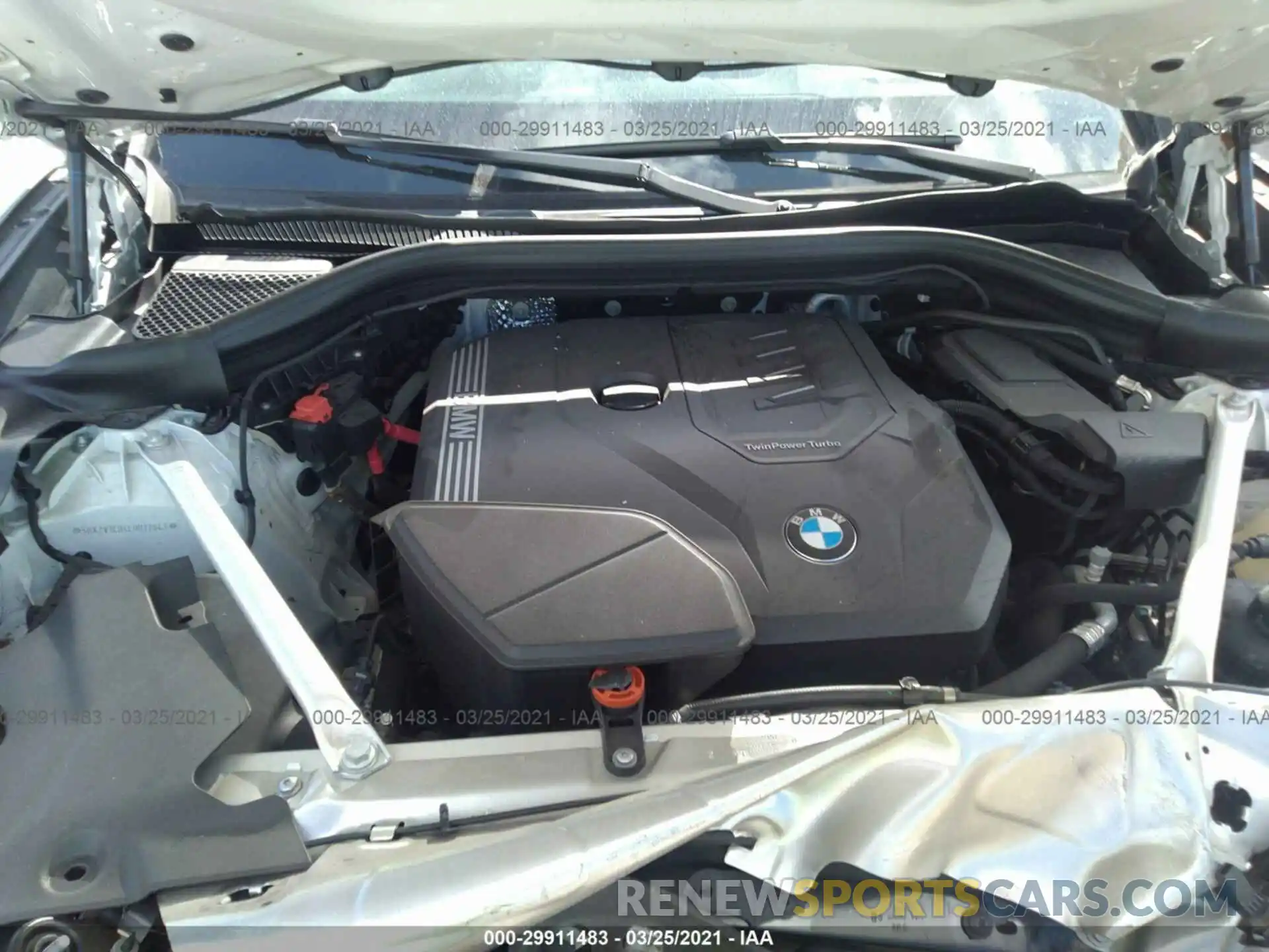 10 Фотография поврежденного автомобиля 5UX2V1C04L9B17643 BMW X4 2020