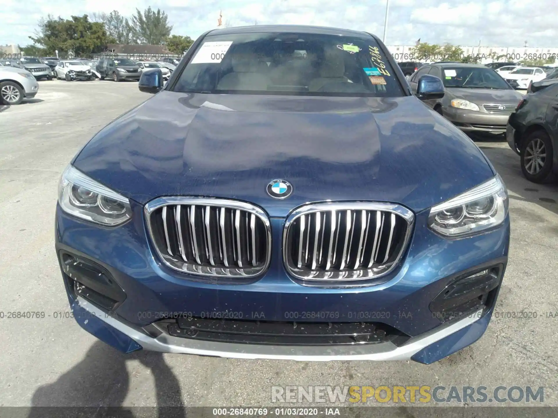 6 Photograph of a damaged car 5UX2V1C05LLE67866 BMW X4 2020