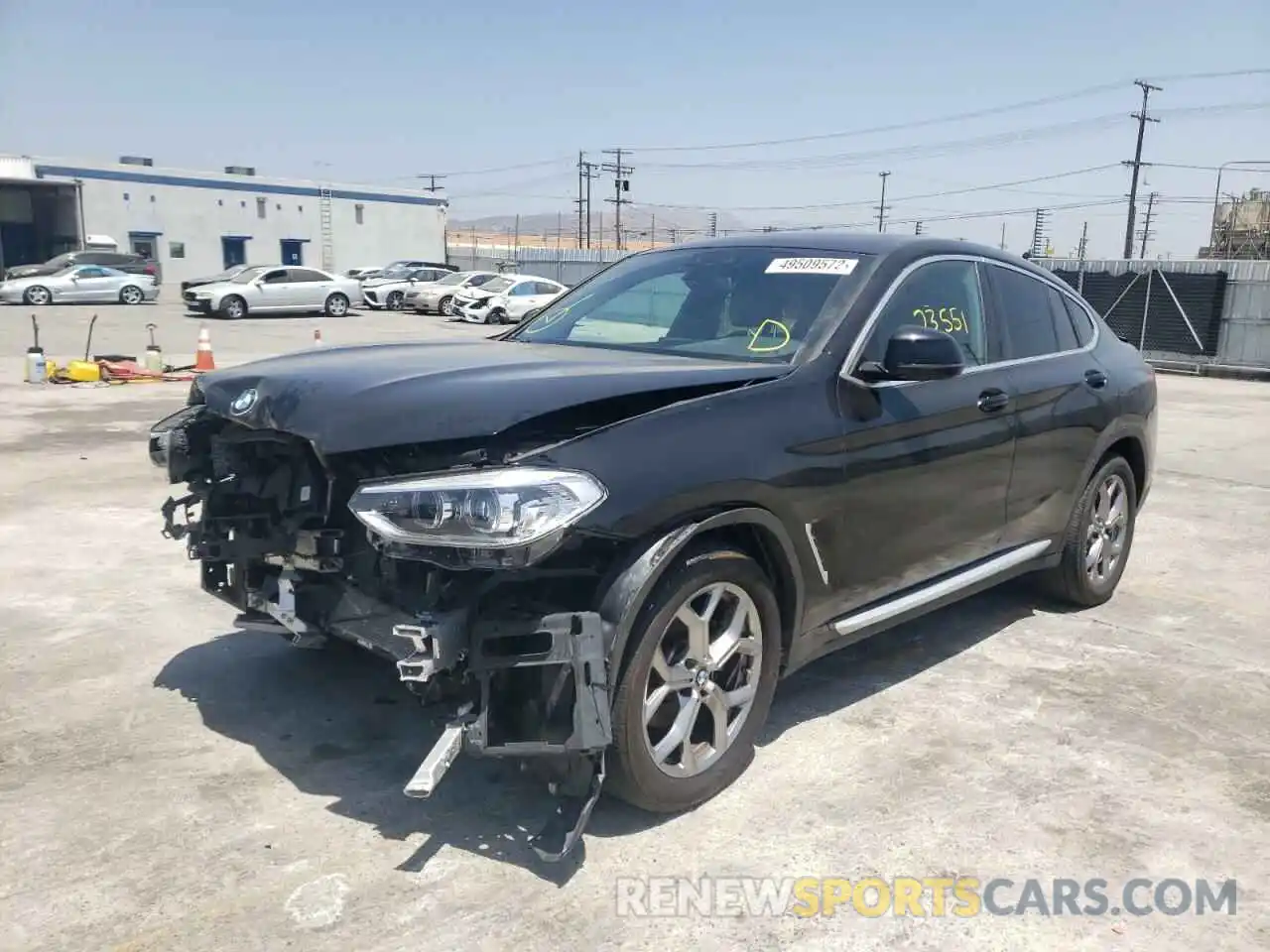 2 Photograph of a damaged car 5UX2V1C06L9B47372 BMW X4 2020