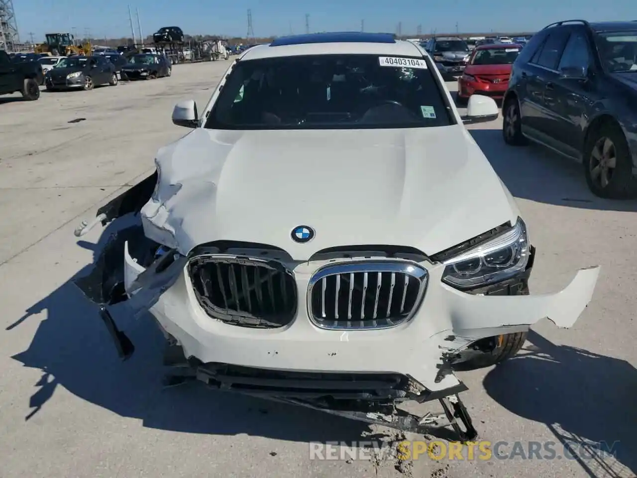 5 Photograph of a damaged car 5UX2V1C07L9B65010 BMW X4 2020