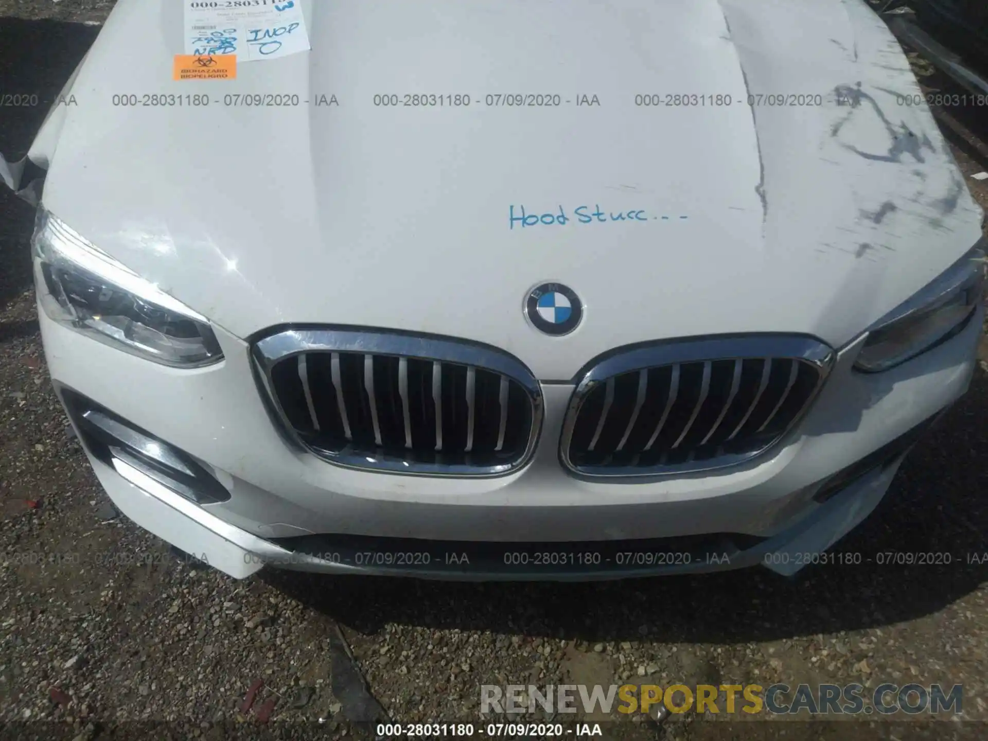 10 Photograph of a damaged car 5UX2V1C0XLLE67443 BMW X4 2020
