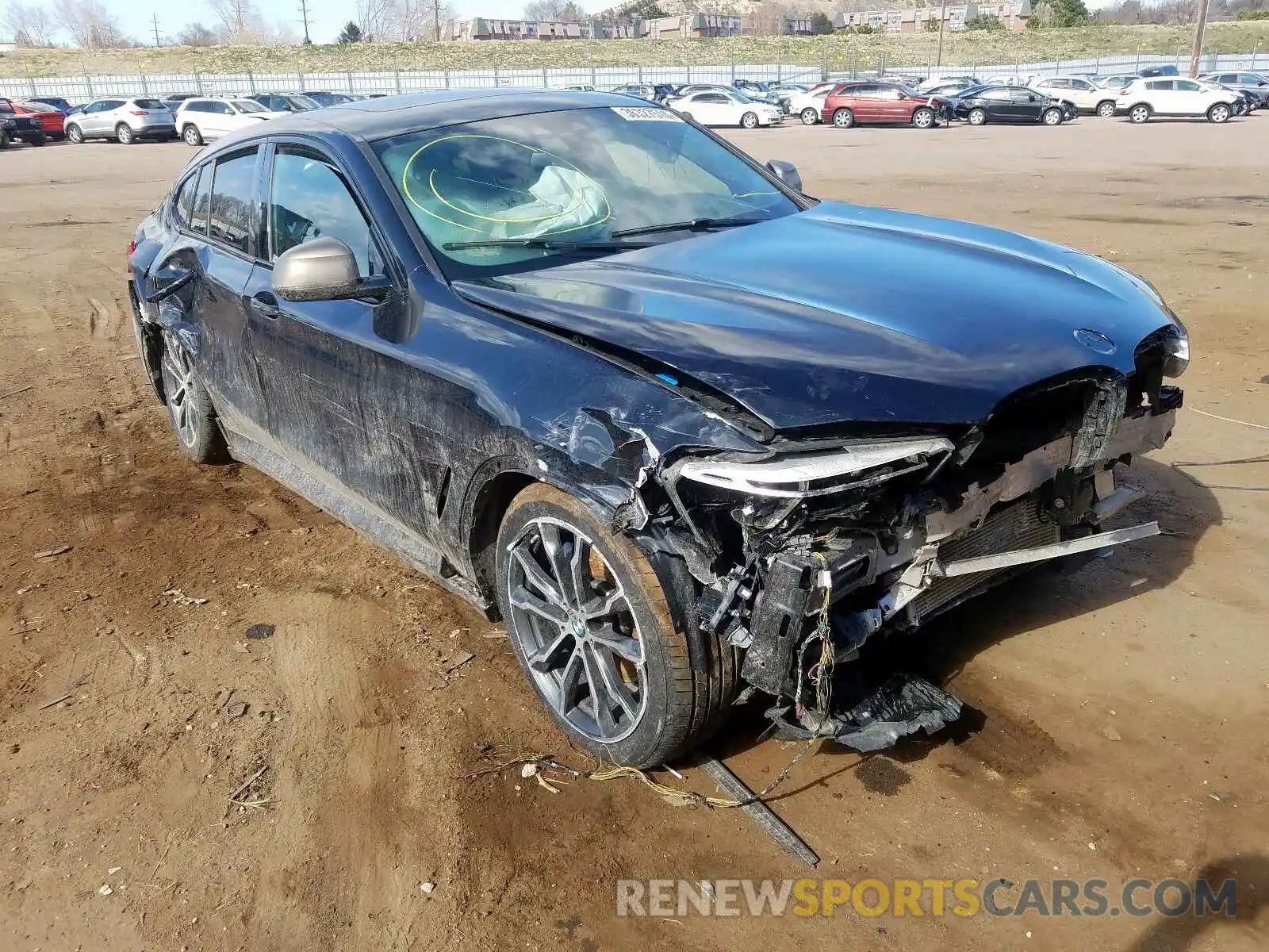 1 Photograph of a damaged car 5UX2V5C08L9B63760 BMW X4 2020