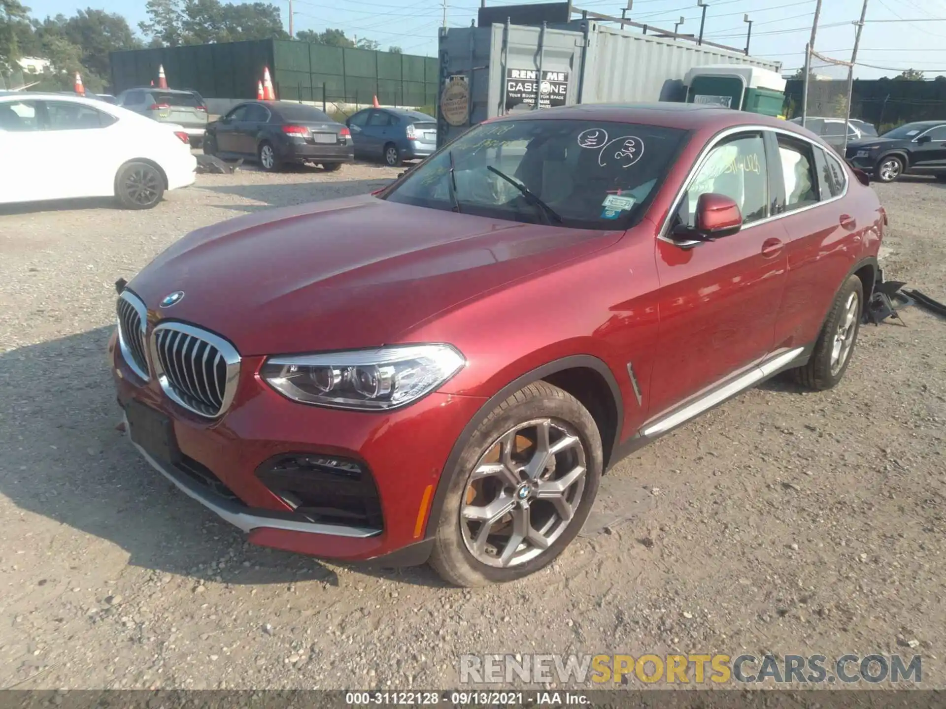 2 Фотография поврежденного автомобиля 5UX2V1C01M9E96554 BMW X4 2021