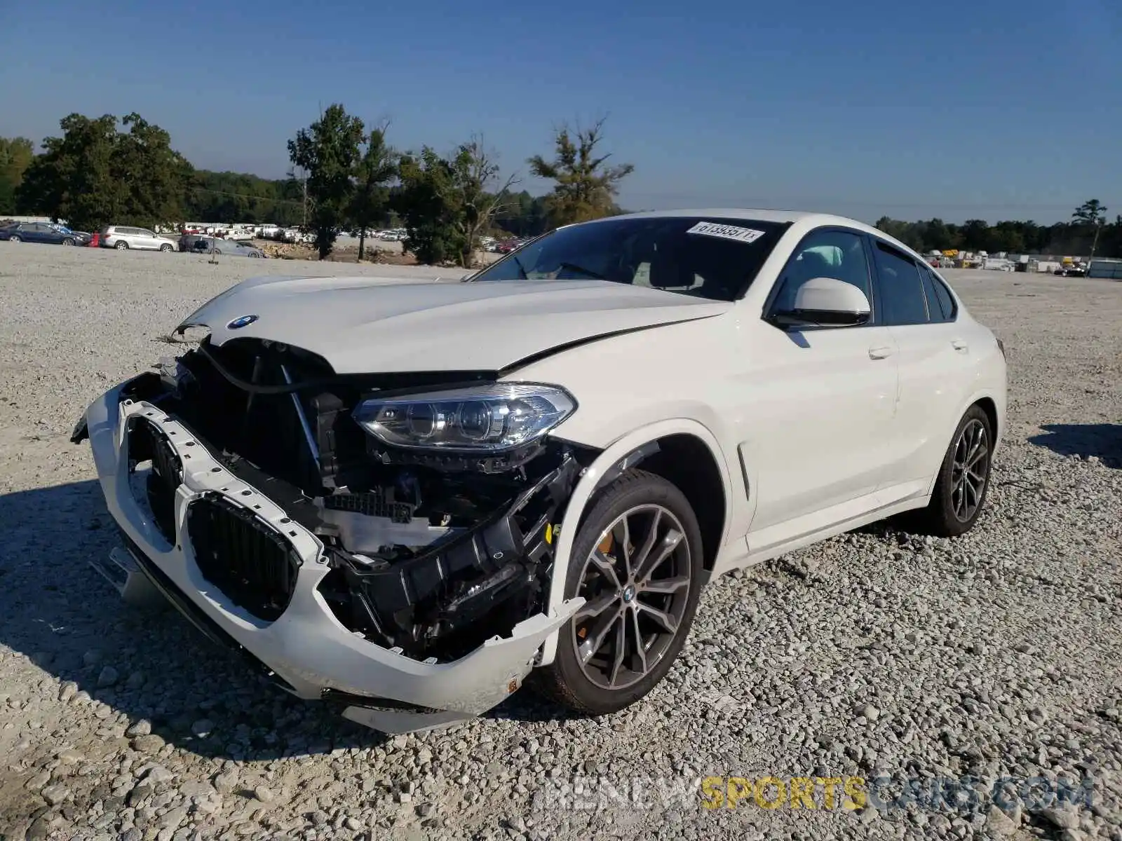 2 Photograph of a damaged car 5UX2V1C03M9E85233 BMW X4 2021