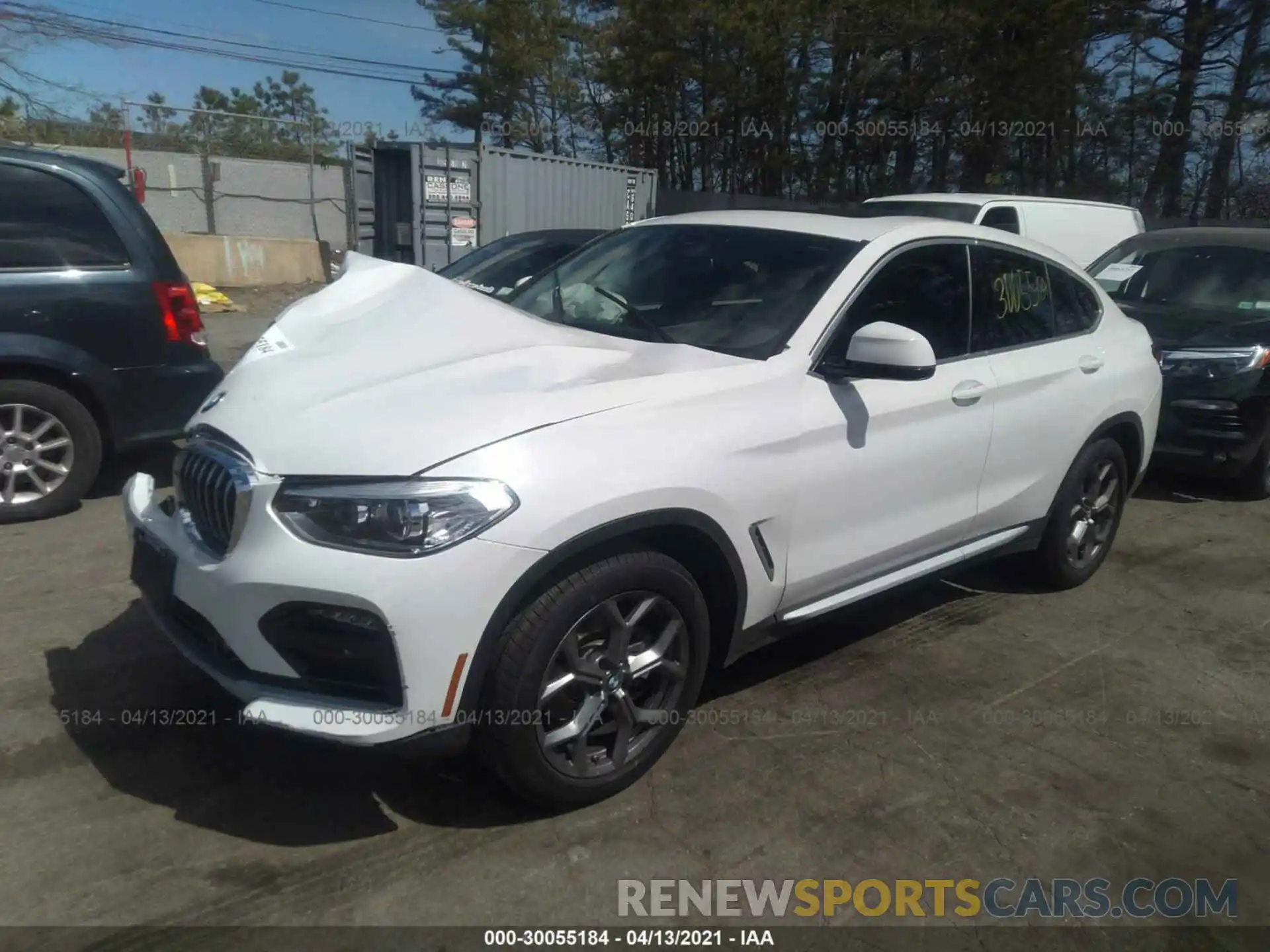 2 Photograph of a damaged car 5UX2V1C03M9F05707 BMW X4 2021