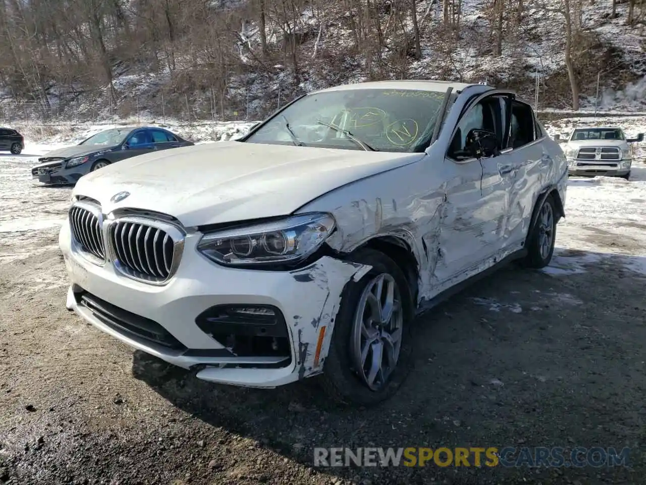 2 Photograph of a damaged car 5UX2V1C04M9G75803 BMW X4 2021